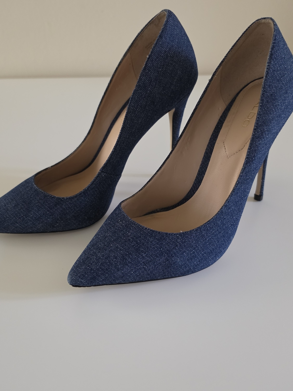 ALDO Denim Pointed Toe Stiletto Pumps